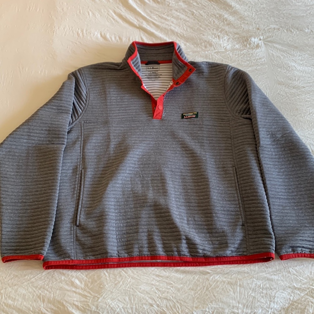 L.L. Bean Men’s Airlight Knit Pullover, size L reg